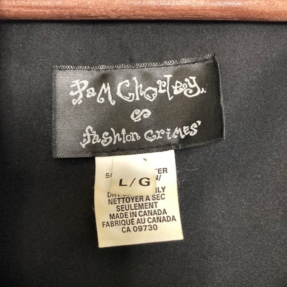 Fashion Crimes Dress Womens Large Snake Print Sheath Y2K Gold Satin Pam Chorley - Picture 13 of 15